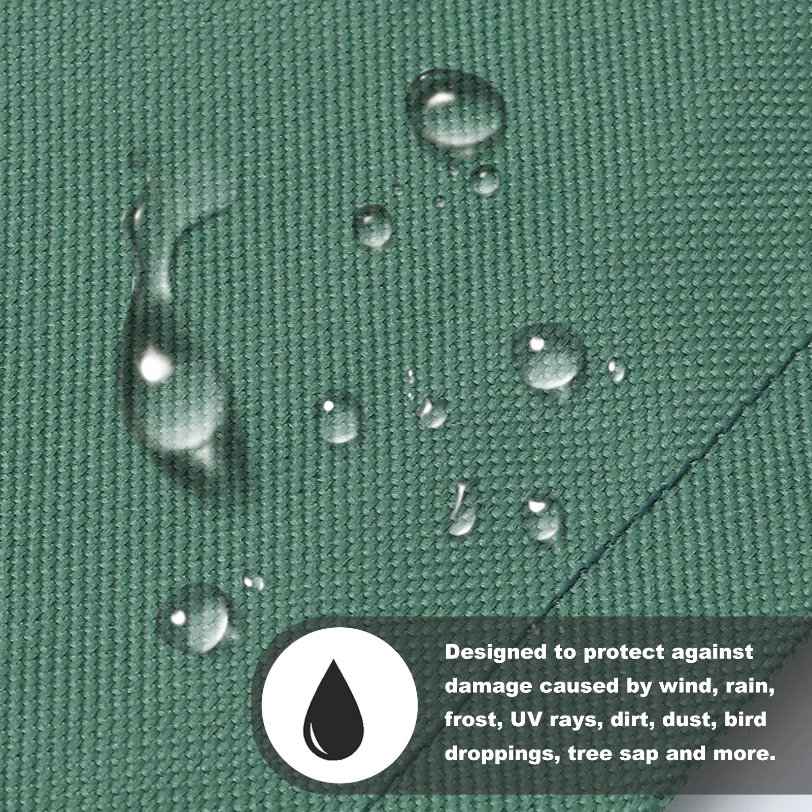 Cubierta impermeable para fuente resistente a la intemperie, protección redonda para jardín y Patio, cubierta plegable a prueba de polvo, Uv, lluvia y escarcha