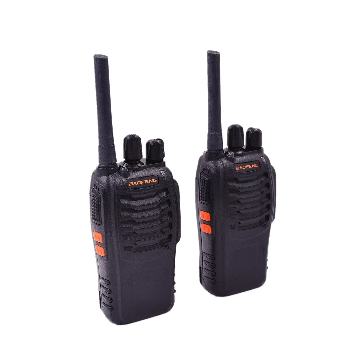 2 X BAOFENG 88E Walkie Talkies PMR446 UHF Band 16 Channels USB Charger FRS Radio License-free Camping Family Kids HAM Radios