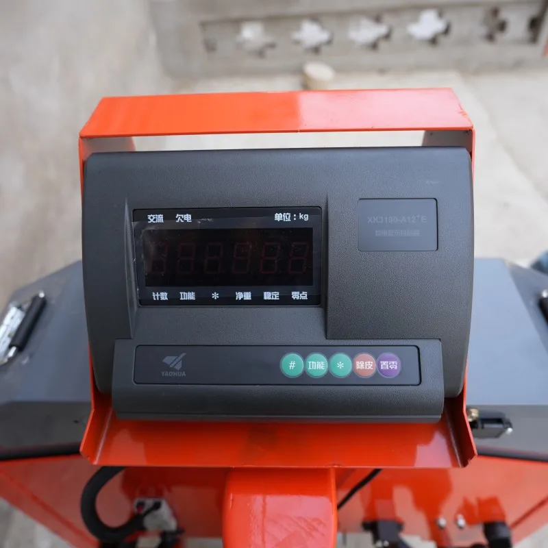 Full Electric Off-road Electronic Scale Pallet Truck with High Precision Weighing and Walking Operation