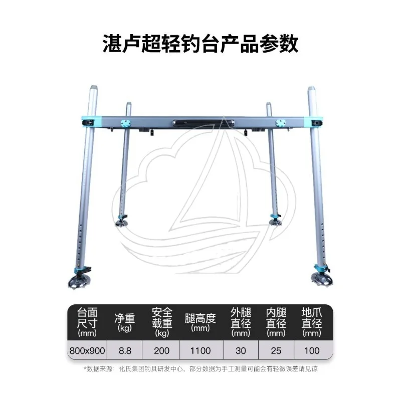 Ultra-Light Folding Fishing Platform Large Deep-Water Station Hollowed-Out Portable for Wild Black Pit Fishing