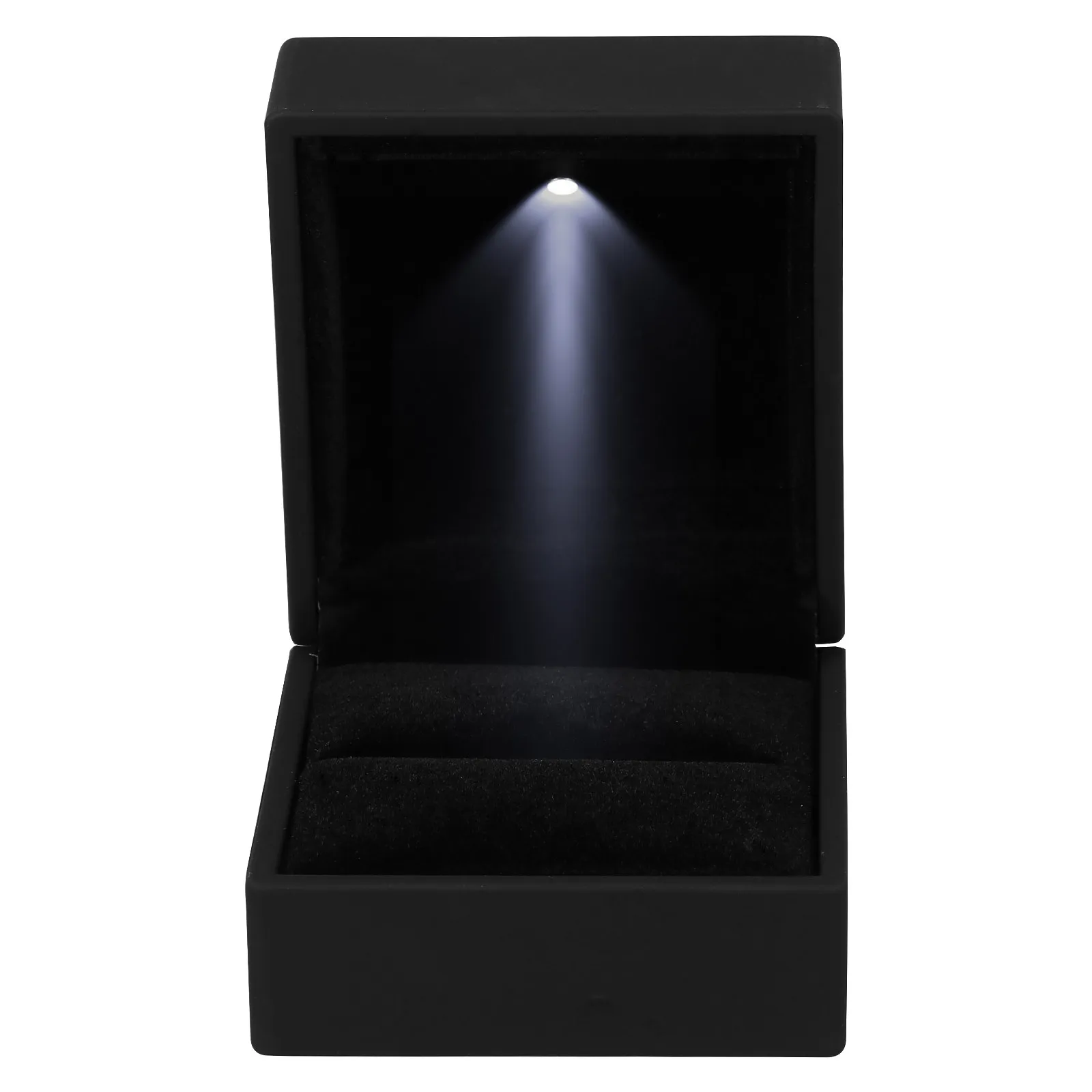 

1Pcs LED Illuminated Ring Box Premium Jewelry Gift Box for Proposal Engagement Rings Wedding Bands Valentine's Surprise
