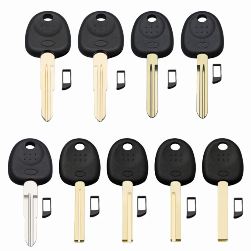 

OEM 10Pcs Car Transponder Remote Key Shell For Hyundai Santa Fe Accent Sonata Elantra Tucson For Kia Rio Cerato K2 K3 K5 Forte