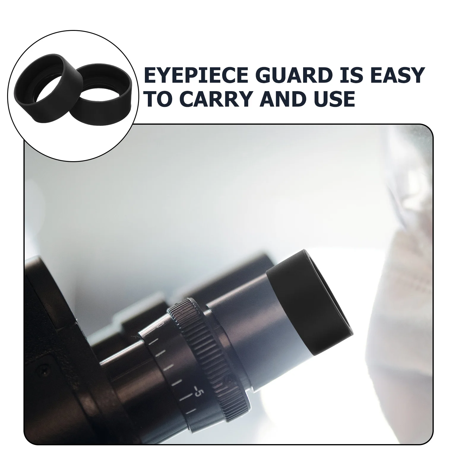 

2pcs Microscope Rubber Eye Guards Cups Guard Cup 32 35mm Diameter Eyepiece Accessories Protective Shield