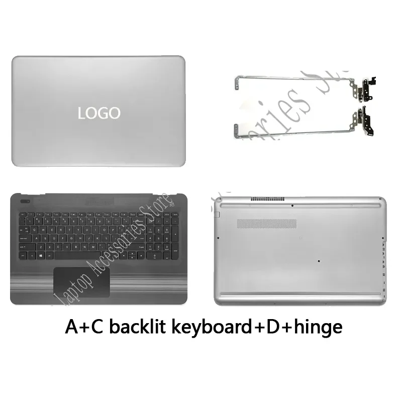 

For HP Pavilion 15-AU 15-AW 15-AL TPN-Q172 Q175 Laptop Housing LCD Back Cover/Front Bezel/Hinges/Palmrest/Bottom Case Cover