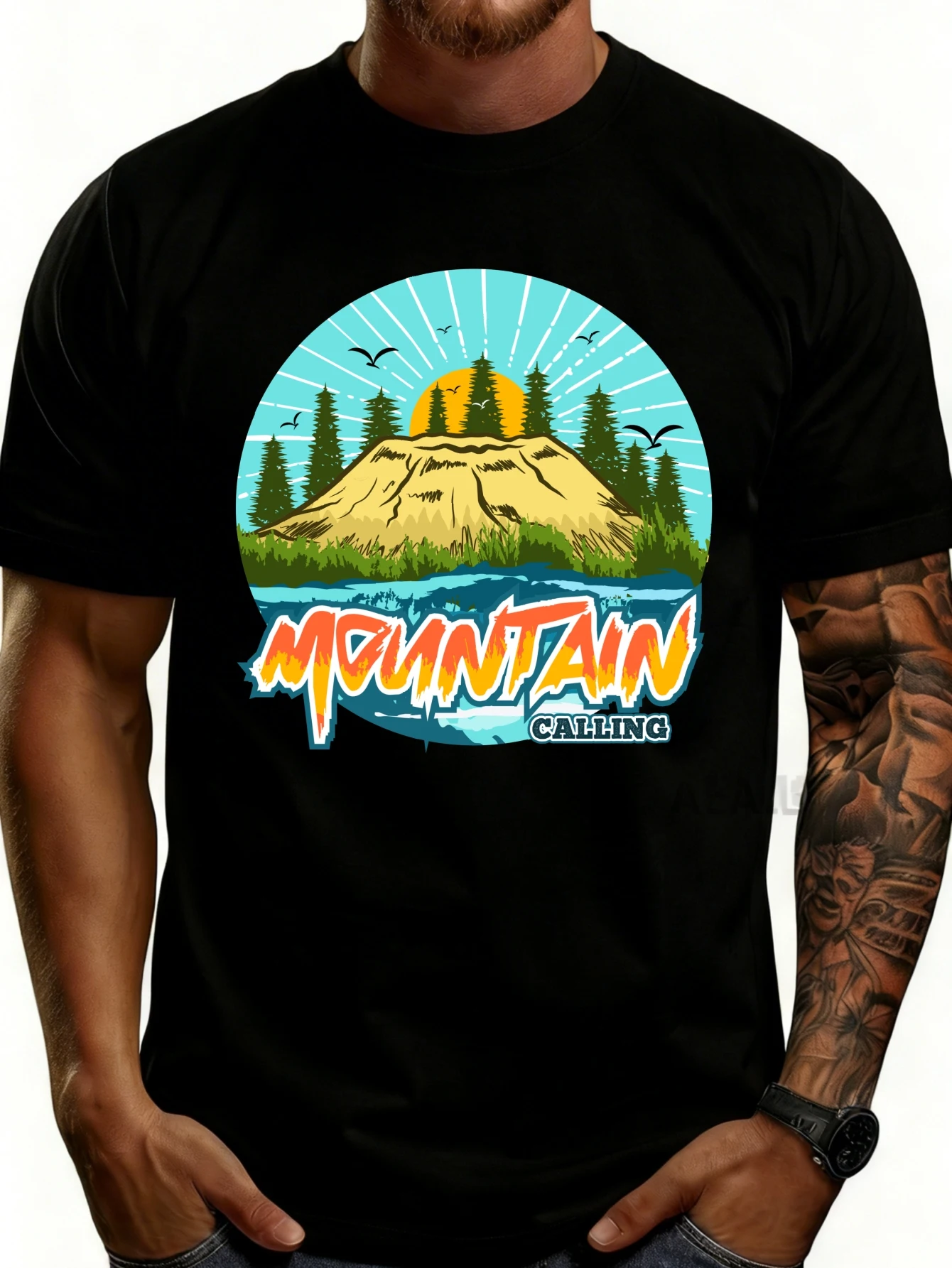 Outdoor Adventures Clothing - Мужская футболка в стиле аутдор с