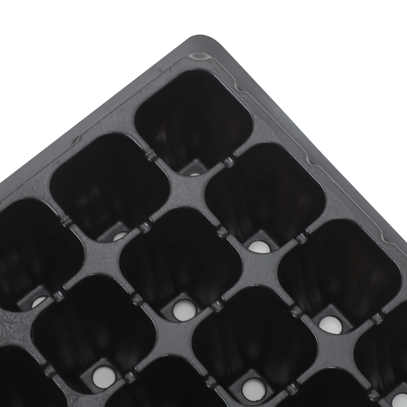 

128 Plastic Seedling Tray Lightweight Nursery Container For Home Gardening Grower Diy Sprouter Ventilated Design Easy Root