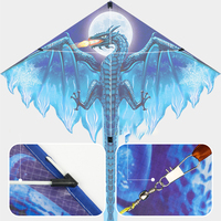 1pcs Large Dragon Kite For Kids & Adults Easy To Fly Large Huge Dragon Kite Come Tail Easy To Fly Kite Outdoor Toy