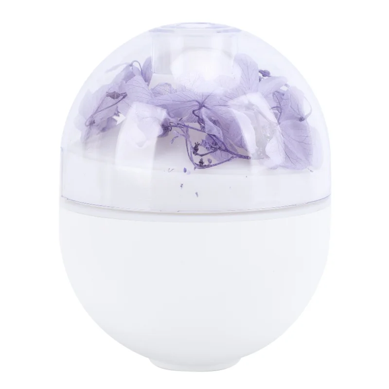 Preserved Flower USB Humidifier With 2 Mist Mode 120ml Water Tank Essential Oil Diffuser Night Light Quiet Auto Shut Off