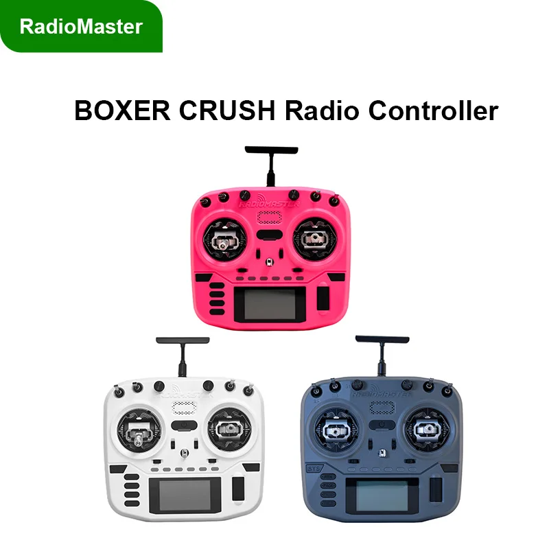 

Радиоконтроллер RadioMaster BOXER CRUSH, 16-канальный 2,4G AG01, подвесы Холла, передатчик ELRS, пульт дистанционного управления