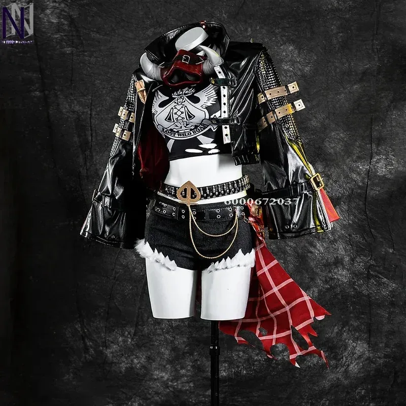 Zenless Zone Zero Game Lucy Cosplay Costume Wig Uniform Luciana Auxesis Theodoro Halloween Women Calydon Props Outfit