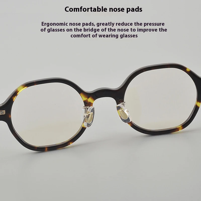 نظارات ريترو من التيتانيوم النقي مع قصر النظر المتعدد، إطار نظارات تقدمية متعدد التركيز، نظارات طبية طبية