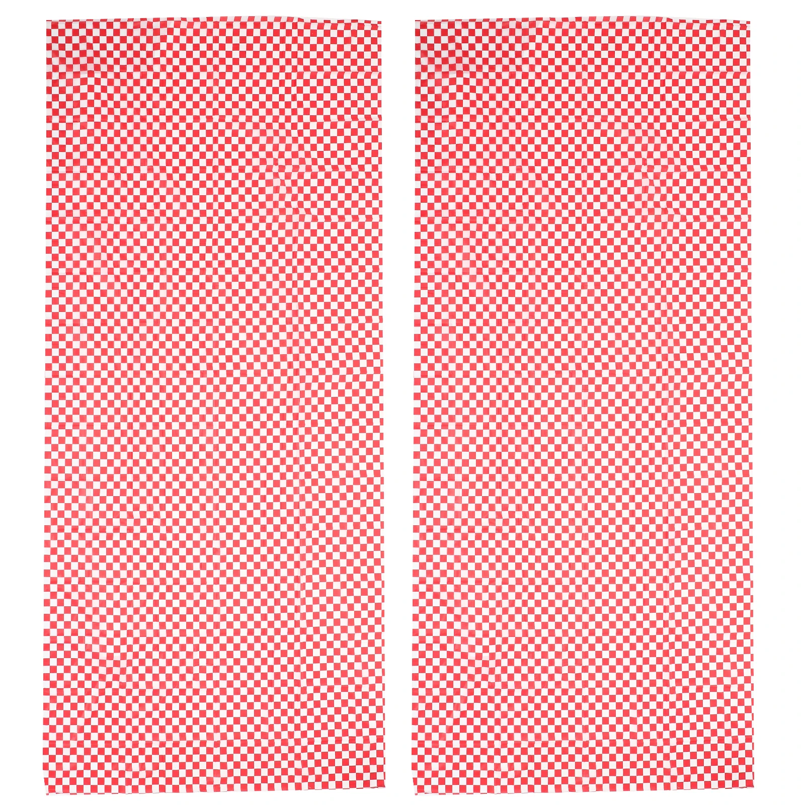 

2pcs Racing Plaid Tablecloth Checkered Plastic 137X274cm Black Grid Rectangular Dining Decorative Protective Cover