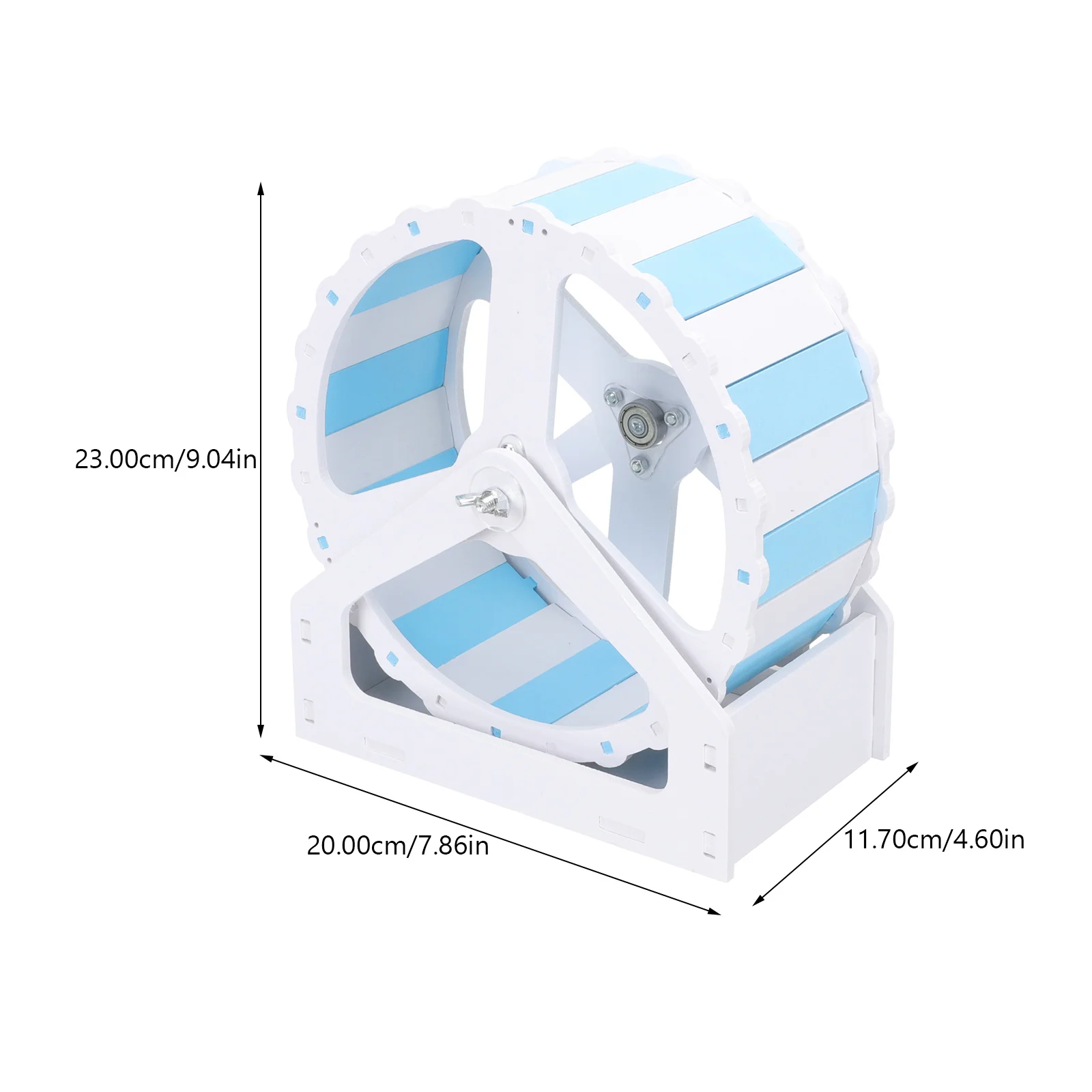 

Stable Base Hamster Low Noise Decorative Chinchilla Exercise Hedgehog Accessories Gerbil Supplies Quiet Running Wheel Compact