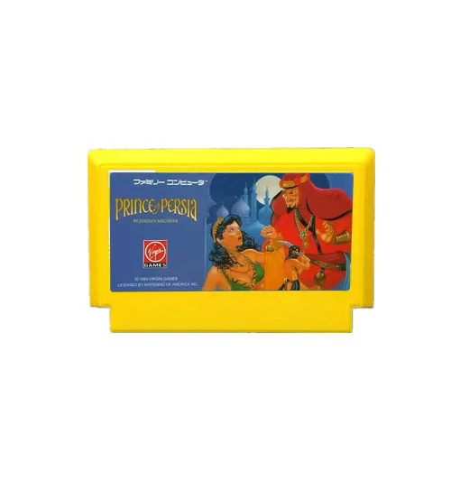 Tarjeta de videojuego Prince of Persia para consola FC de 60 pines