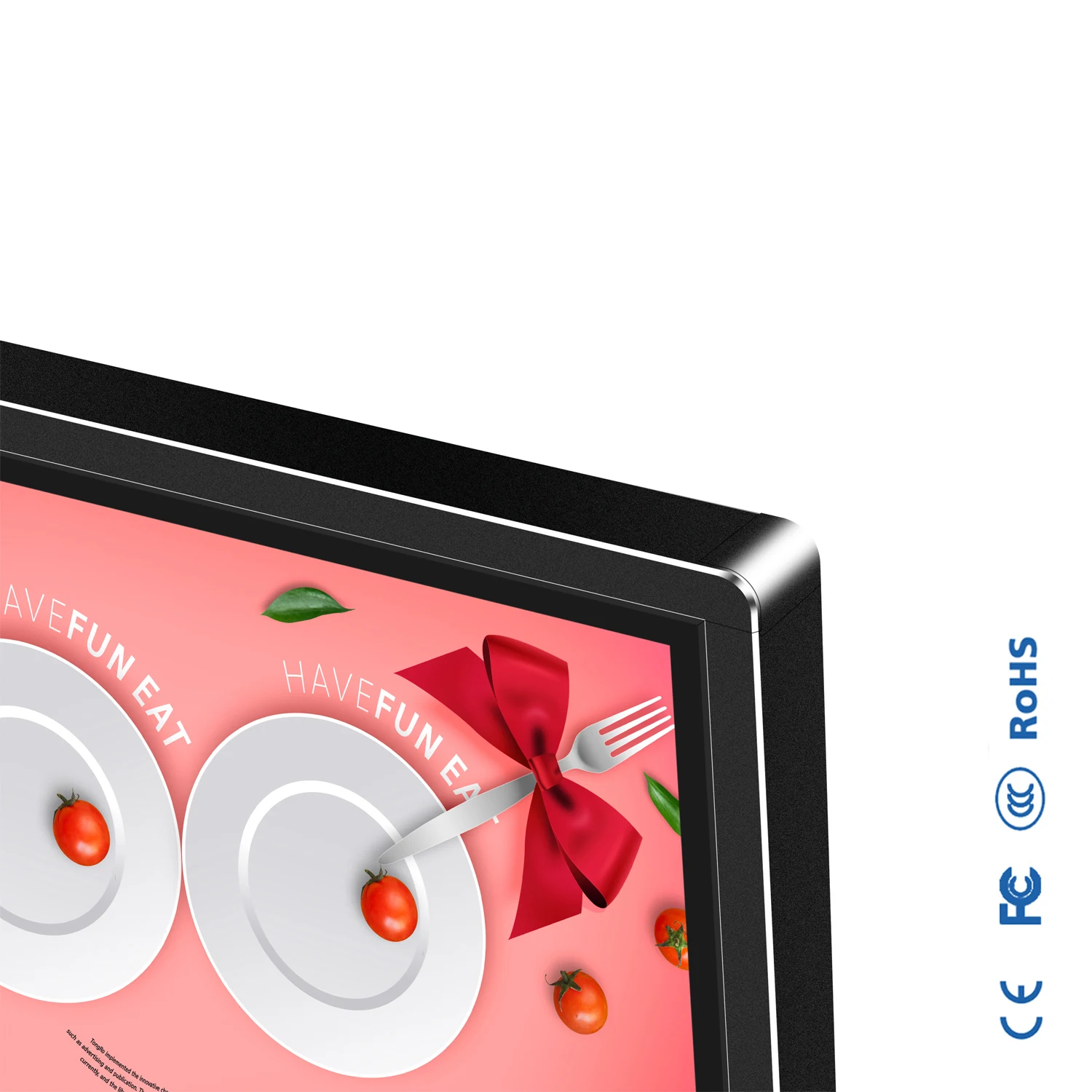 Elevador pendurado lcd player de vídeo hd tela de publicidade eletrônica 65 polegadas sinalização digital media player