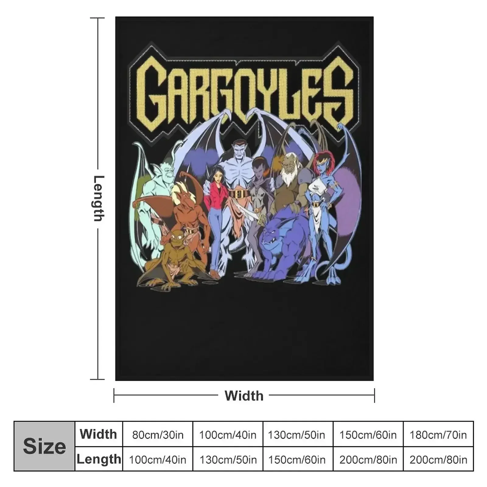 Gargoyles The Origin Essential T-Shirt Throw Blanket Plush Large Sofa Throw Blankets