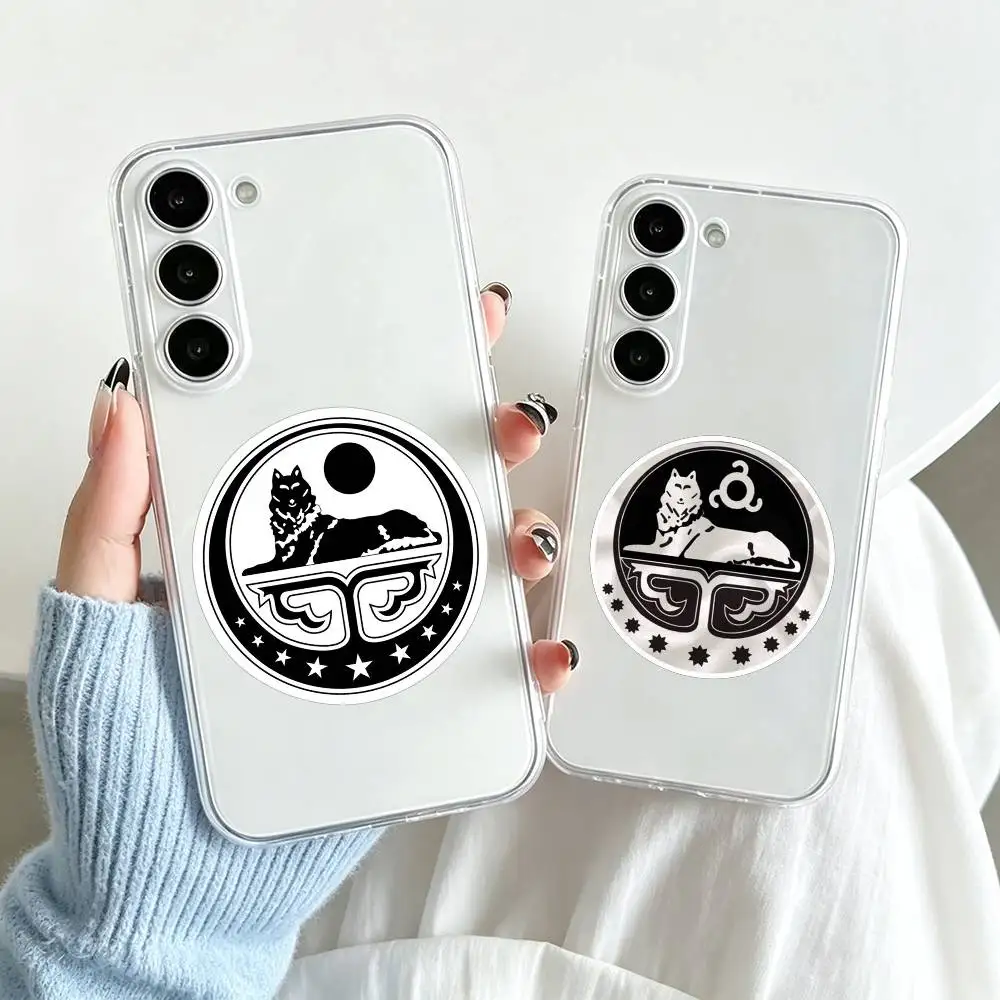 Chechnya Flag Chechen Wolf-F  Phone Case For SamsungA10,12,20,21S,30,31,40,50,51,52,70,71 Transparent Cover Gift