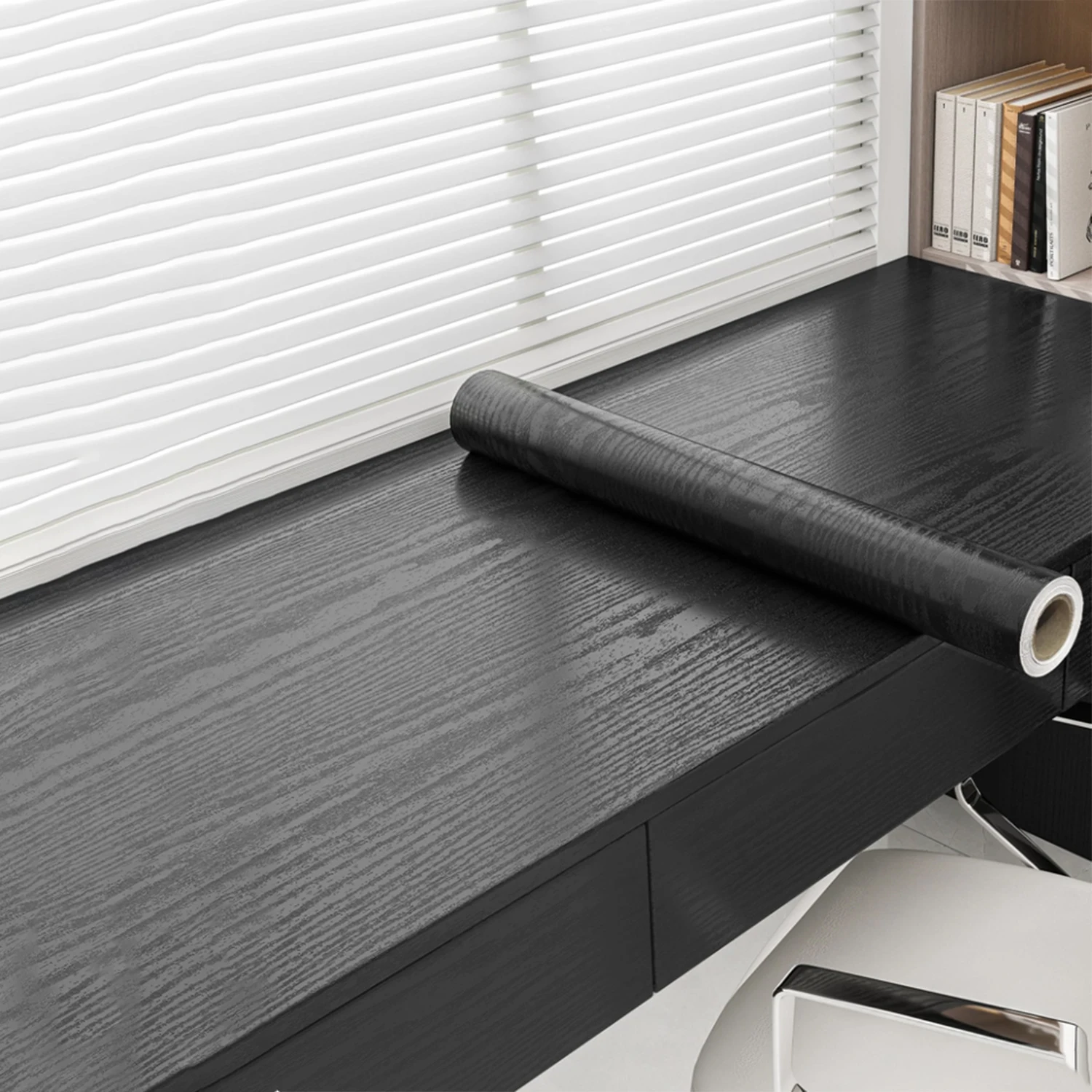 55 سنتيمتر الخشب الحبوب ملصق ذاتية اللصق عالية الجودة خلفية مناسبة ل كونترتوب المطبخ خزائن الجداول الجدران تجديد #1