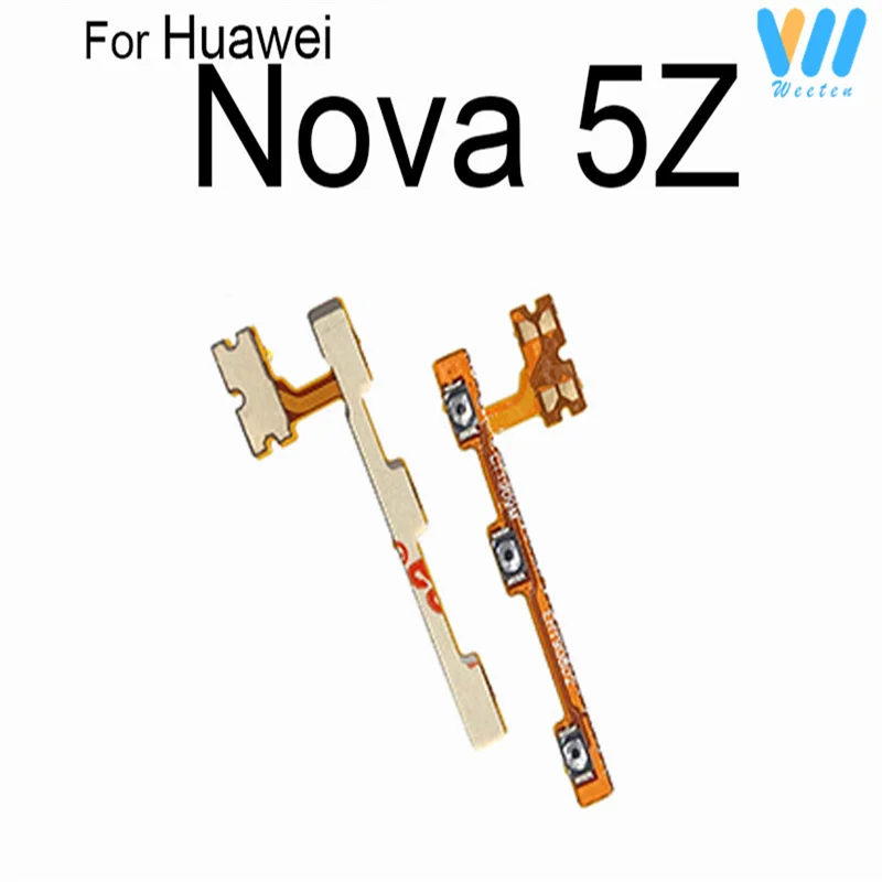 Power Volume Buttons For Huawei Nova 5 6 7 8 5i Pro 5T 5i 5Z/ 65G 7 8 SE 7i 6SE Volume Power Side Button Flex Cable Ribbon Parts