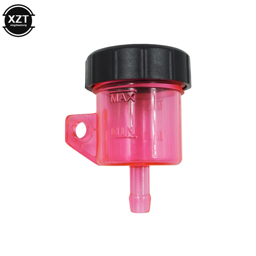 Universal Motorcycle Off-road Vehicle Front Brake Fluid Reservoir Refitted Fuel Tank Fluid Cup Split Color Transparent Oil Cup