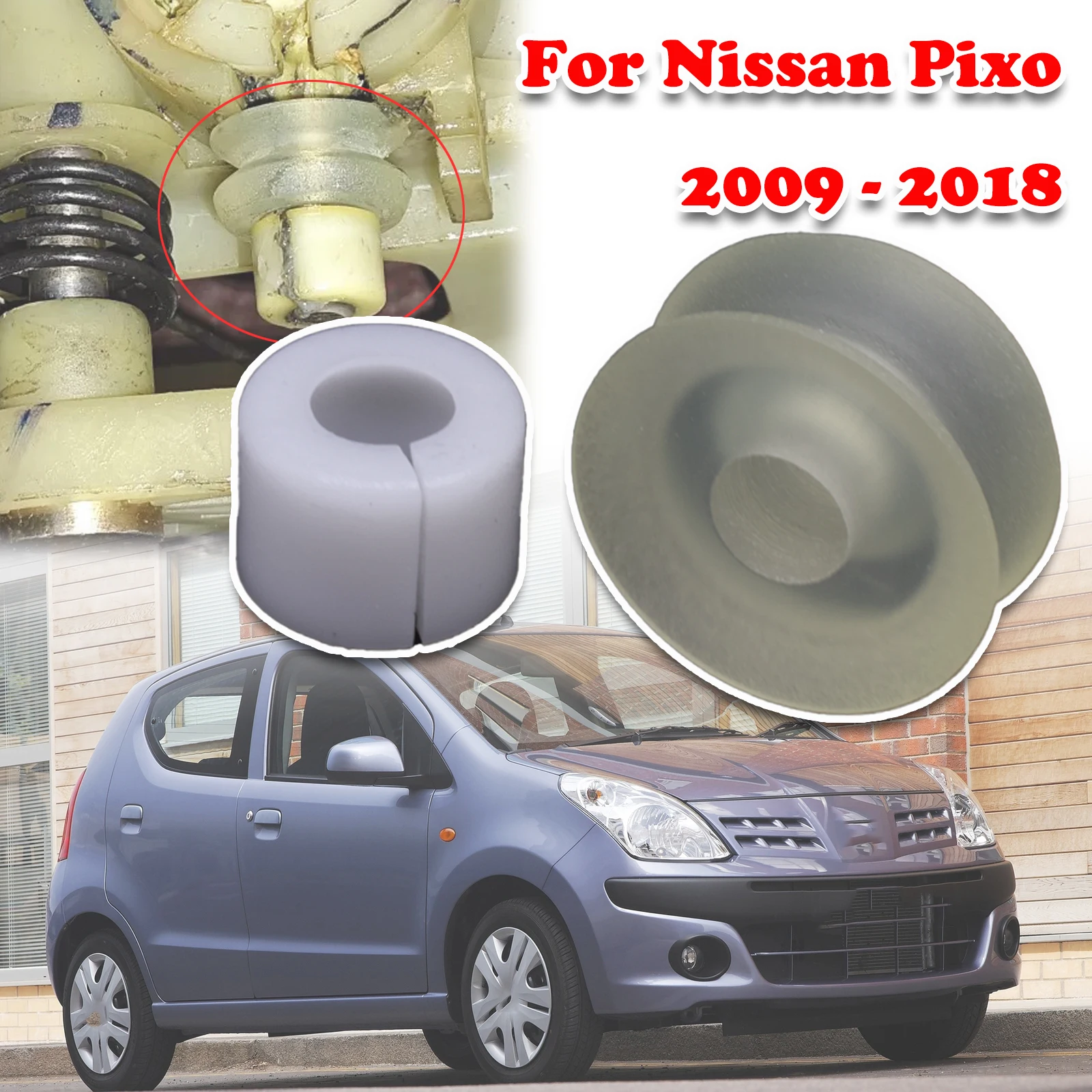 

For Nissan Pixo Manual Gearbox Repair Kit Shifter Linkage Selector Bearing Pivot Bushing Rubber Sleeve Grommet Replacement Parts