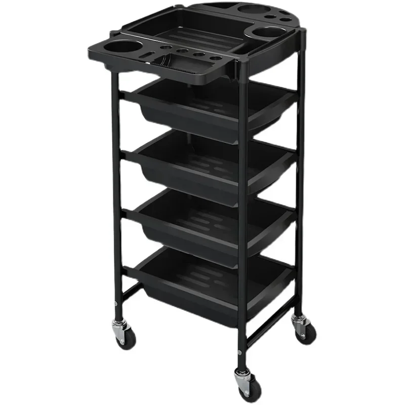 Hairdresser Beauty Salon Trolley Rolling Cosmetic Barber Spa Cart Tattoo Salon Utility Beauty Furniture