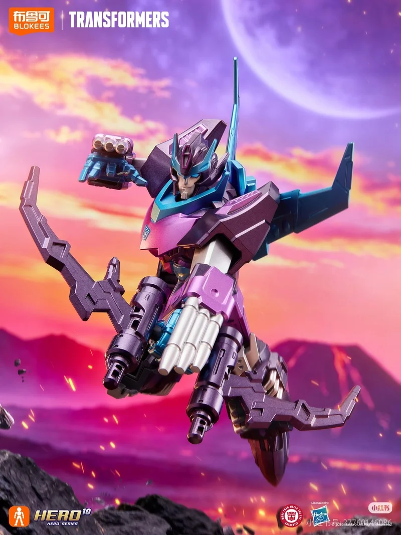 In Stock Blokees Transformers Galaxy Version Vol.11 Blind Box Collectible Movable Models Galvatron Scorponok Sixshot Assembled view 6