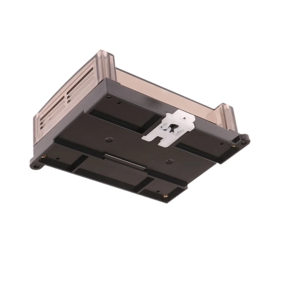 Rail-Mounted Plastic Enclosure Cover for PLC Control Boxes Designed for For Din Rail Installation in Industrial Environments