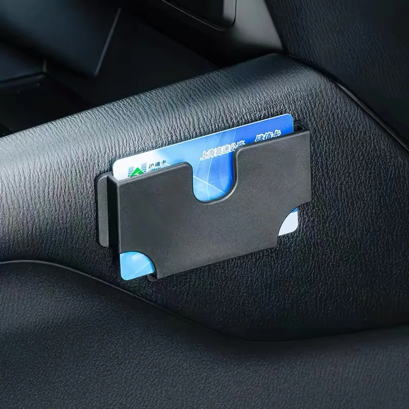 1/2PCS Universal Car Interior Card Holder Multi-function Portable Card Storage Box Car Sun Visor Card Slot Box Car Accessories