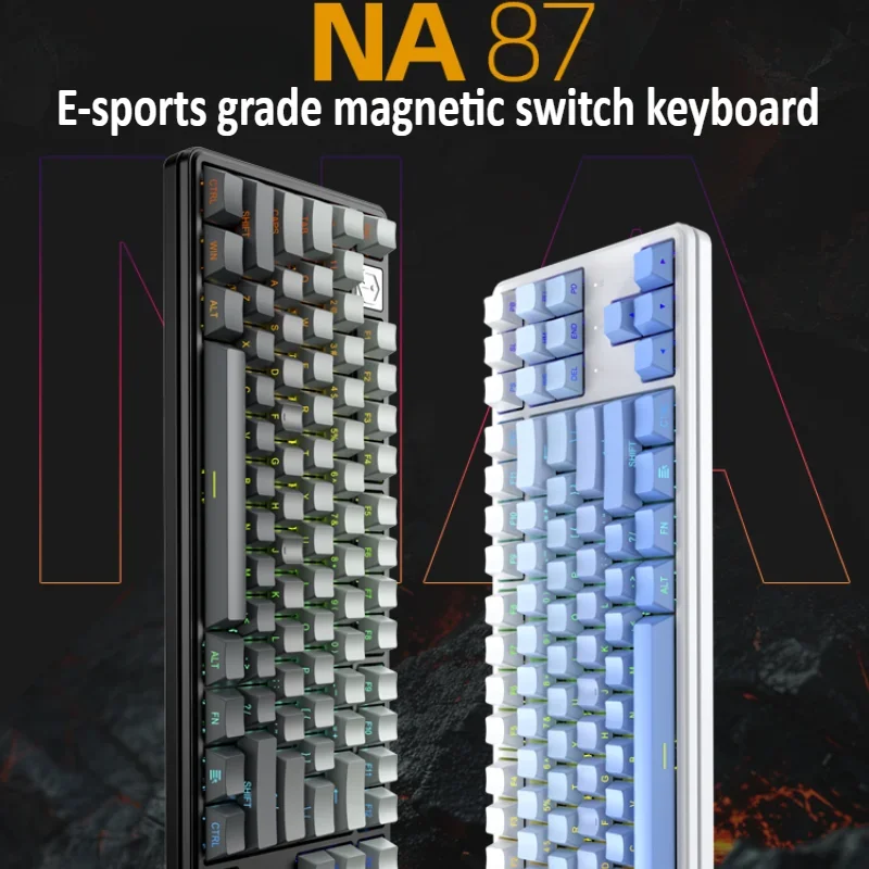 Irok Na87 PRO  Magnetic Switch Mechanical Keyboard 87keys Wired Hotswap E-Sports FPS Gaming Keyboard Customized Office Keyboard