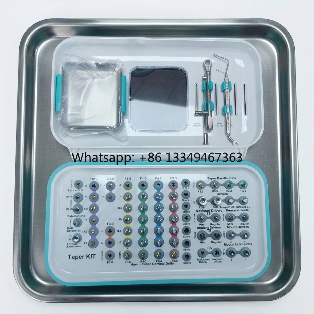 Dental Osstem Manual Taper Kit Surgical Tool Set Site Preparation & Sinus Lifting