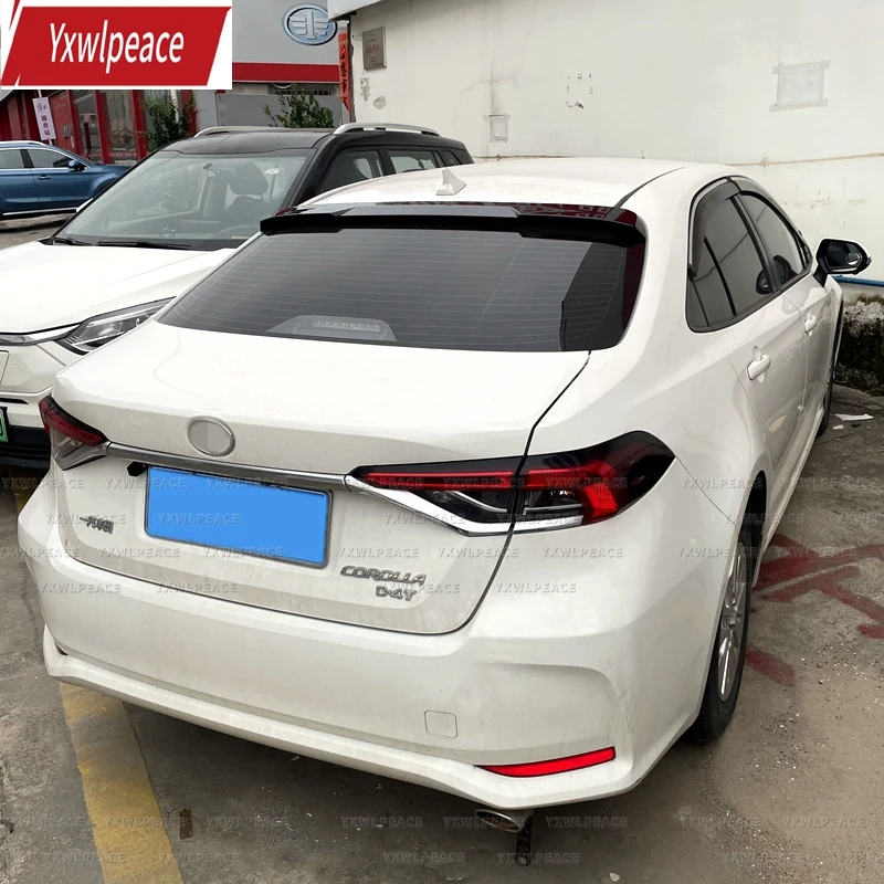 

For Toyota Corolla 2019-2023 Spoiler High Quality ABS Material Primer Color Rear Window Roof Spoiler Body Kit Accessories