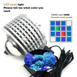 Full Spectrum CREE LED Reef Bulb, Marine Coral Lamp, Pet Lighting for saltwater, Freshher Fish, Sps, Lps, Tank, DIY