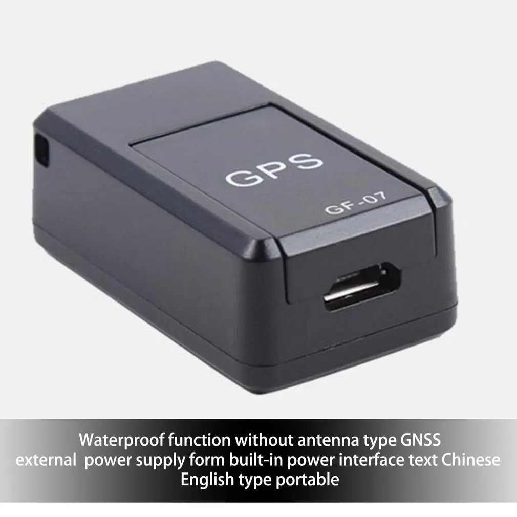 2023 Newest GPS Tracker GF07 Magnetic Mini Car Real Time TF card Magnetic Trackers Real-time Vehicle Locator Tracking Device