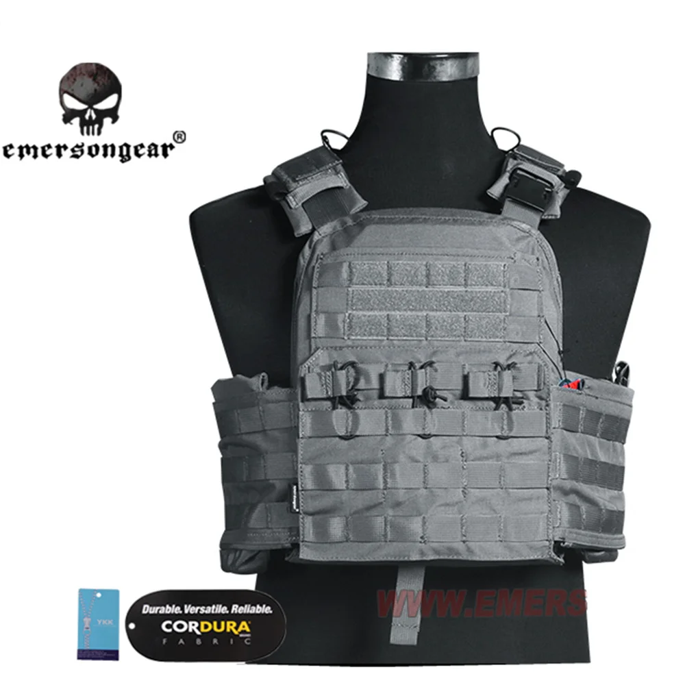 سترة إيمرسونجير CPC التكتيكية شديدة التحمل ومتعددة الاستخدامات، حامل لوحة القتال الادسنس MOLLE #4