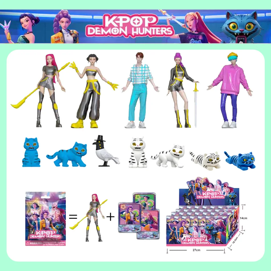 

Figura de Anime Kpop Demon Hunters, modelo de juguete, periféricos de dibujos animados para juegos, decoración de escritorio, co