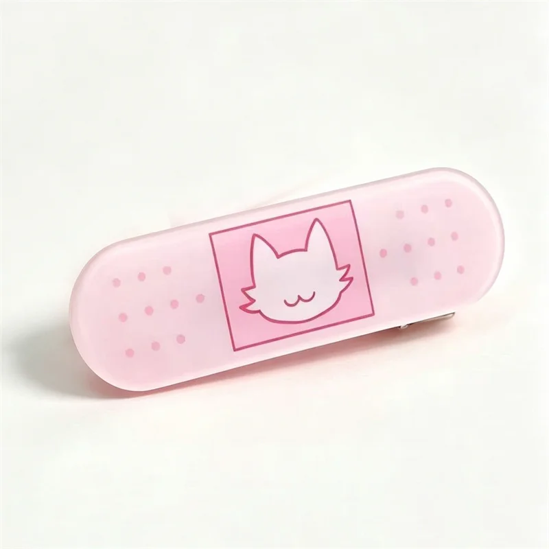 Game The Freak Circus Pierrot Cosplay Haarspange für Frauen, niedliche Katzen-Haarspange, Acryl-Haarspangen, Kawaii-Accessoires, täglicher Requisitenschmuck – Detail 1