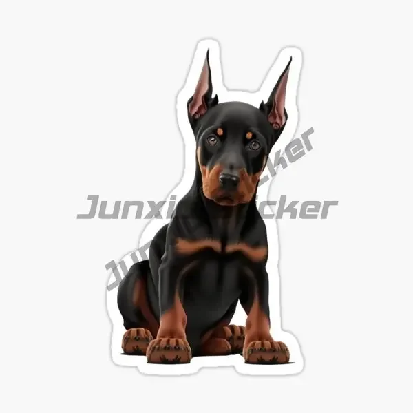 

Doberman Dog Pets Creative Sticker Car Motorcycle Laptop Camper Decal Decorative Accessory