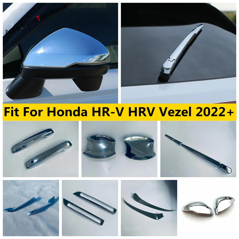 

Rearview Mirror Door Handle Bowl Rear Tail Light Front Head Eyebrow Lamp Cover Trim For Honda HR-V HRV Vezel 2022 + Accessories