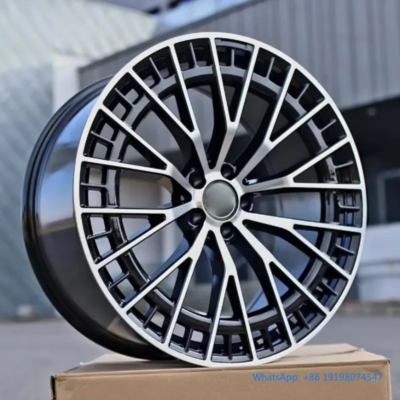 

Factory Forged New Matte Black Passenger Car Wheels Machine Lip Aluminum Alloy Performance Wheel Rims