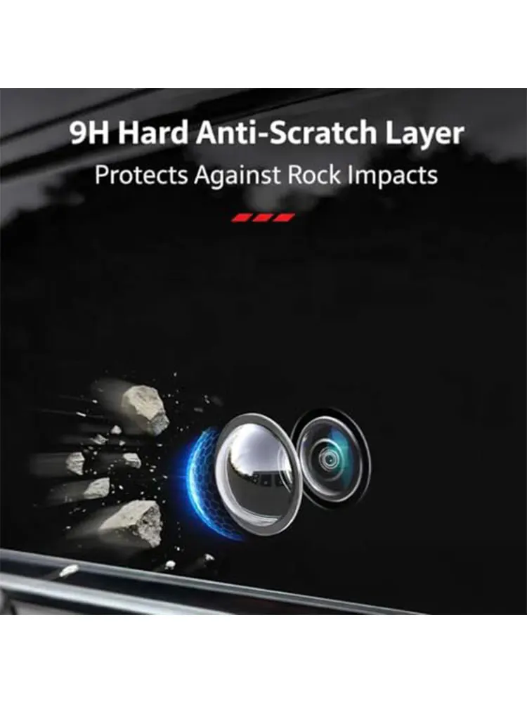 2/4pcs Car Camera Lens Protective Cover 360 Panoramic Reversing Camera Lens Guards HD Scratch Resistant Modification Accessory