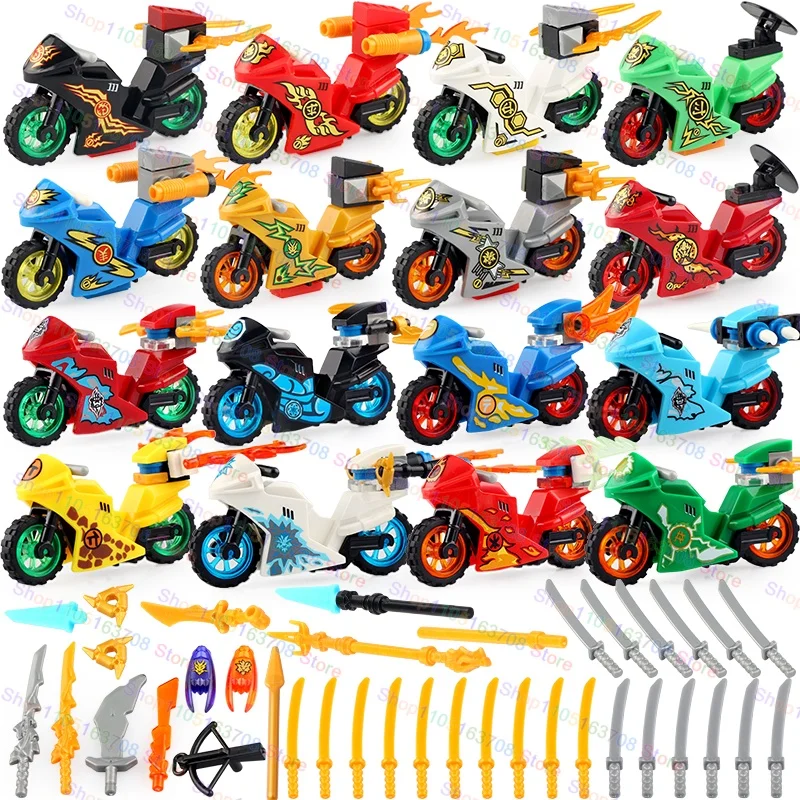 

Anime TV Motorcycle Rider Mini Doll Building Blocks Children's Building Action Figures Blocks Halloween Toys Gift for Children