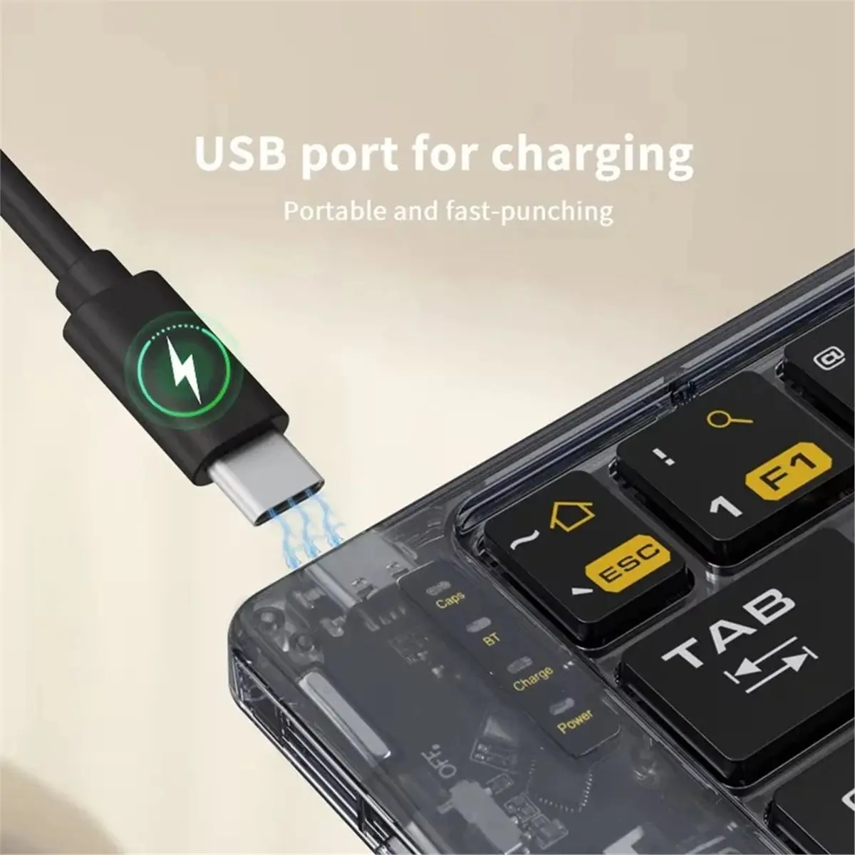 618 Mega Sale Transparent Foldable Wireless Bluetooth Keyboard with Mouse Kit Folding Travel Keyboard for Smartphone Computer