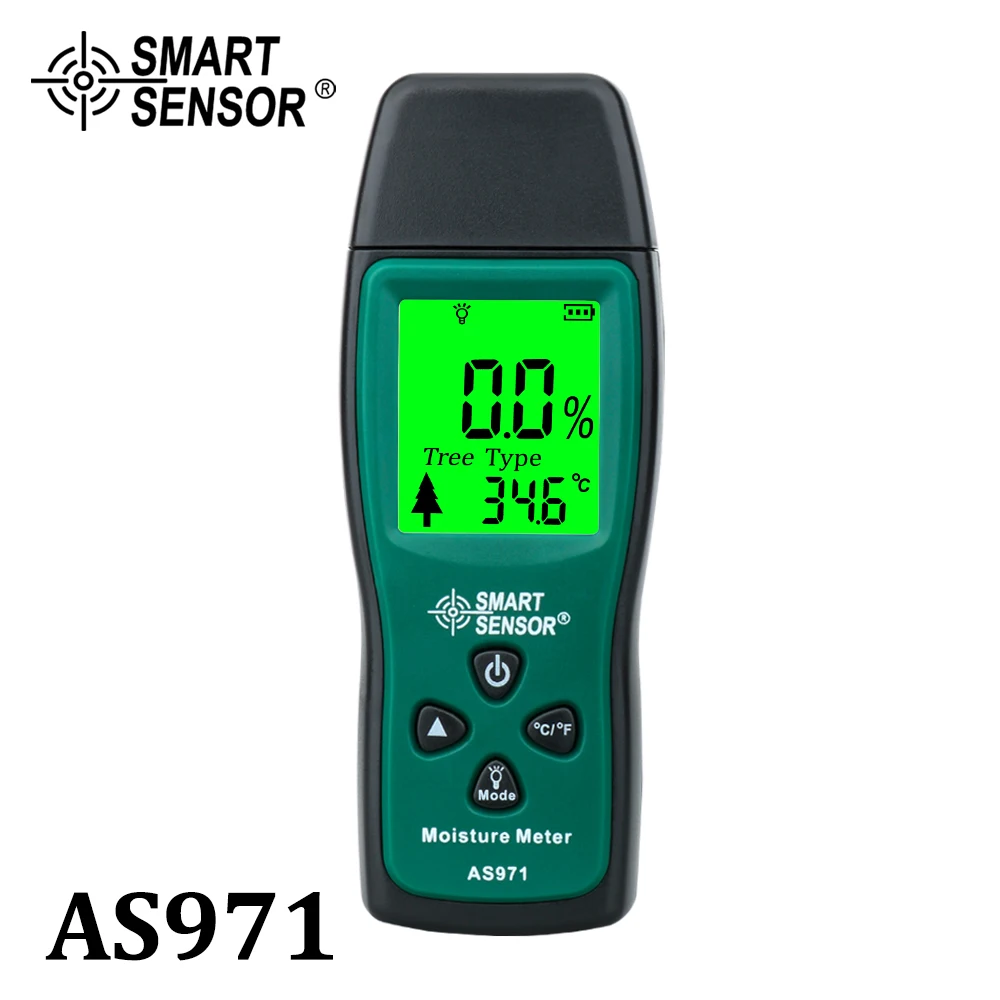 Wood Moisture Meter Humidity Tester Timber Damp Detector Digital Paper Moisture Tester Portable Moisture Analyzer 2%~70%