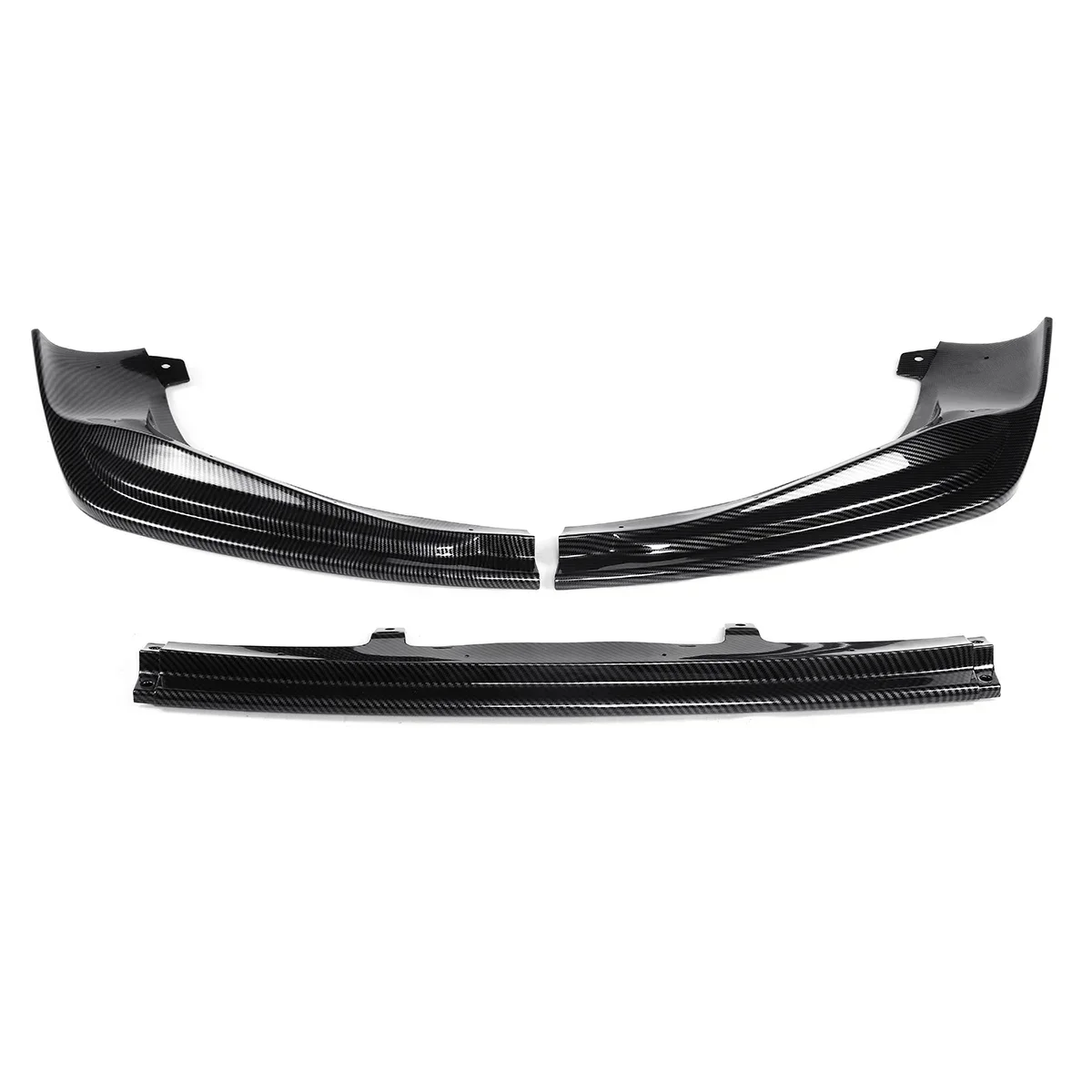 1Set Carbon Fiber Look Car Front Bumper Lip Splitter Lip  Diffuser For Lexus IS250/350/200T/300 AWD F-Sport 2014-2016 Body Kit view 4