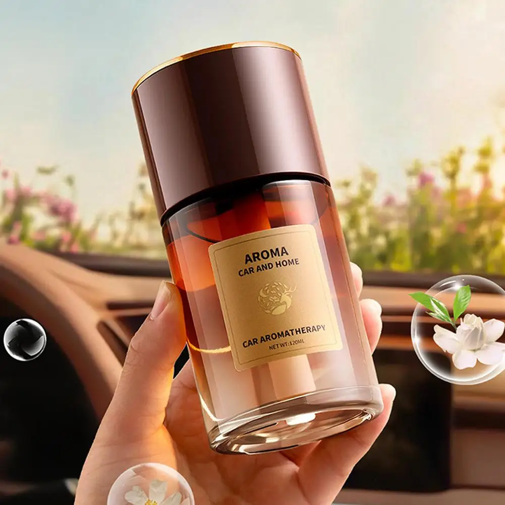 Car Air Freshener Natural Plant Aromatherapy Perfume Interior Essential Refreshing Anti Fatigue Long-Lasting Auto Aromatherapy