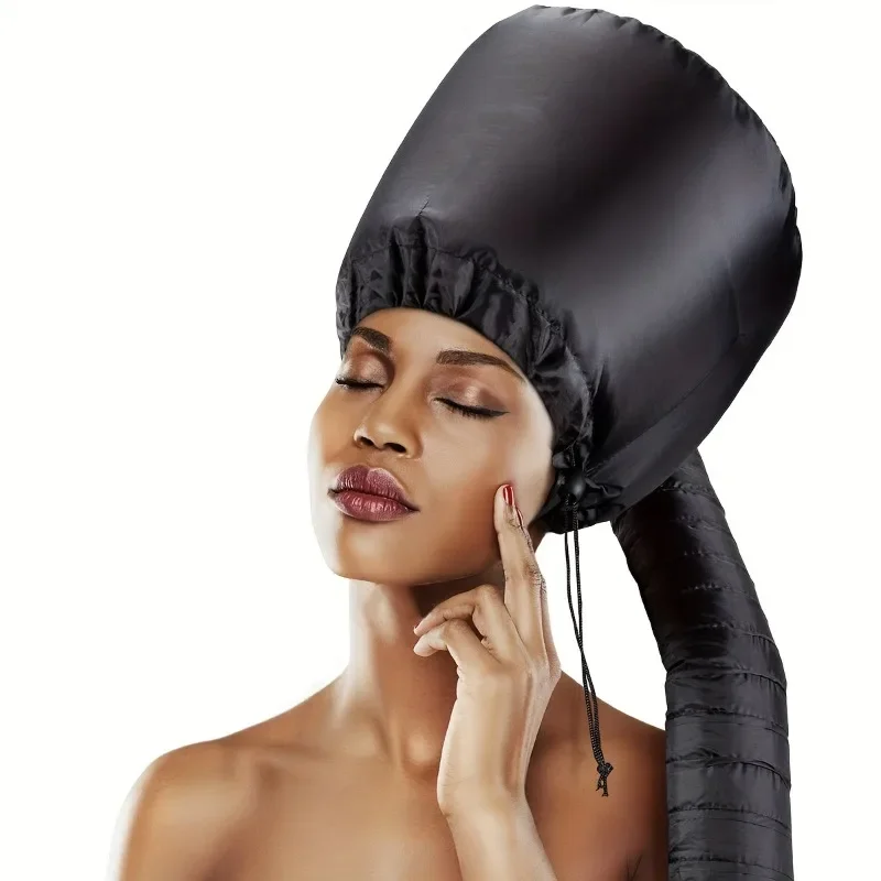 Soft Bonnet Hood Hair Dryer Attachment, Adjustable Hooded Dryer Cap Used For Hair Styling, Deep Conditioning And Hair Drying