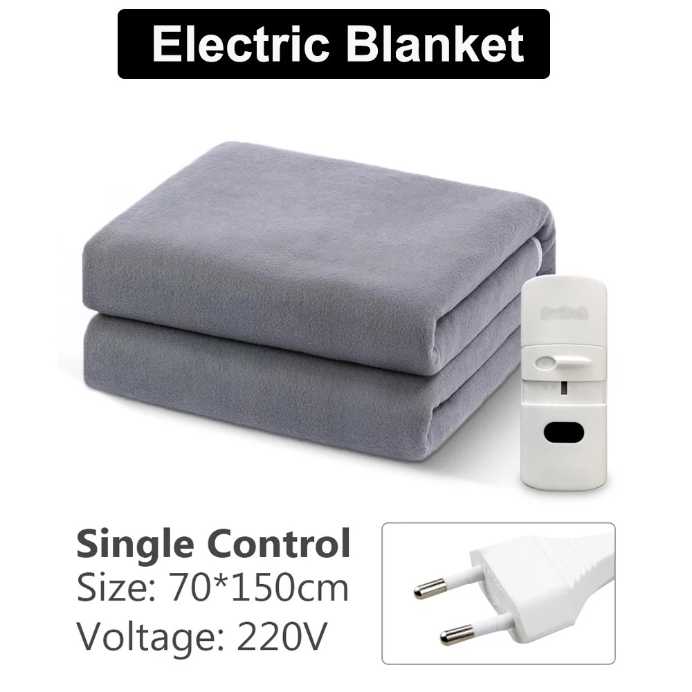 Electric Blanket 220V EU Thicker Heater Heated Blanket Mattress Thermostat Electric Heating Blanket Winter Body Warmer