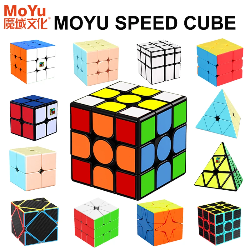 MoYu Meilong Series Magic Cube 3x3 2x2 4x4 5x5 Professional Special 3×3 Speed Puzzle Children's Toy 3x3x3 Original Cubo Magico