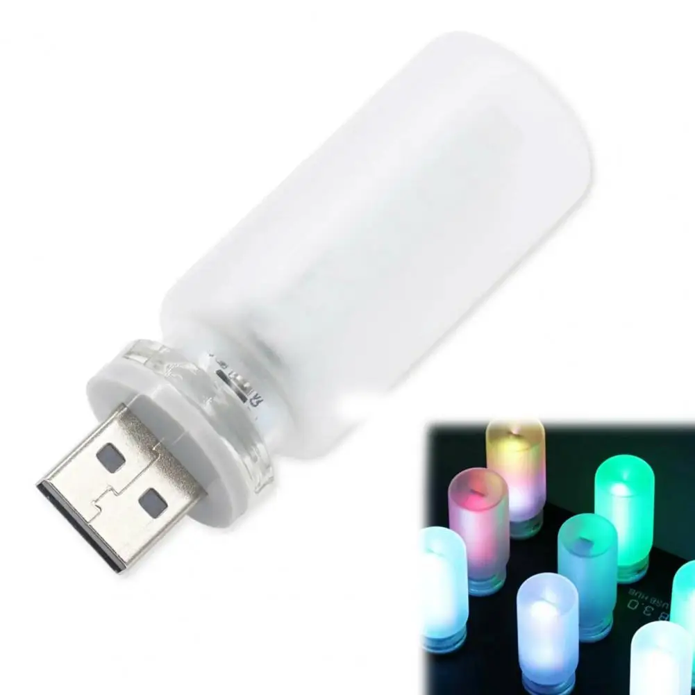 Автомобильная лампа USB в стиле ретро с сенсорной регулировкой яркости, несколько режимов освещения, декоративный ночник, автомобильная светодиодная лампа, украшение автомобиля